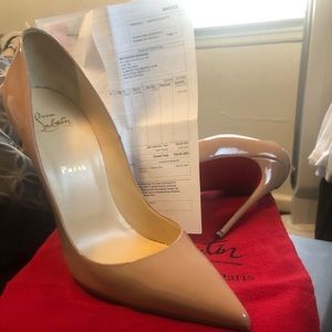 Christian Louboutin nude heels